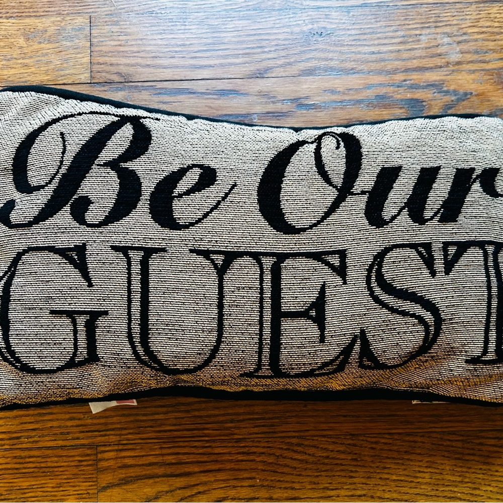Be Our Guest Decorative Pillow